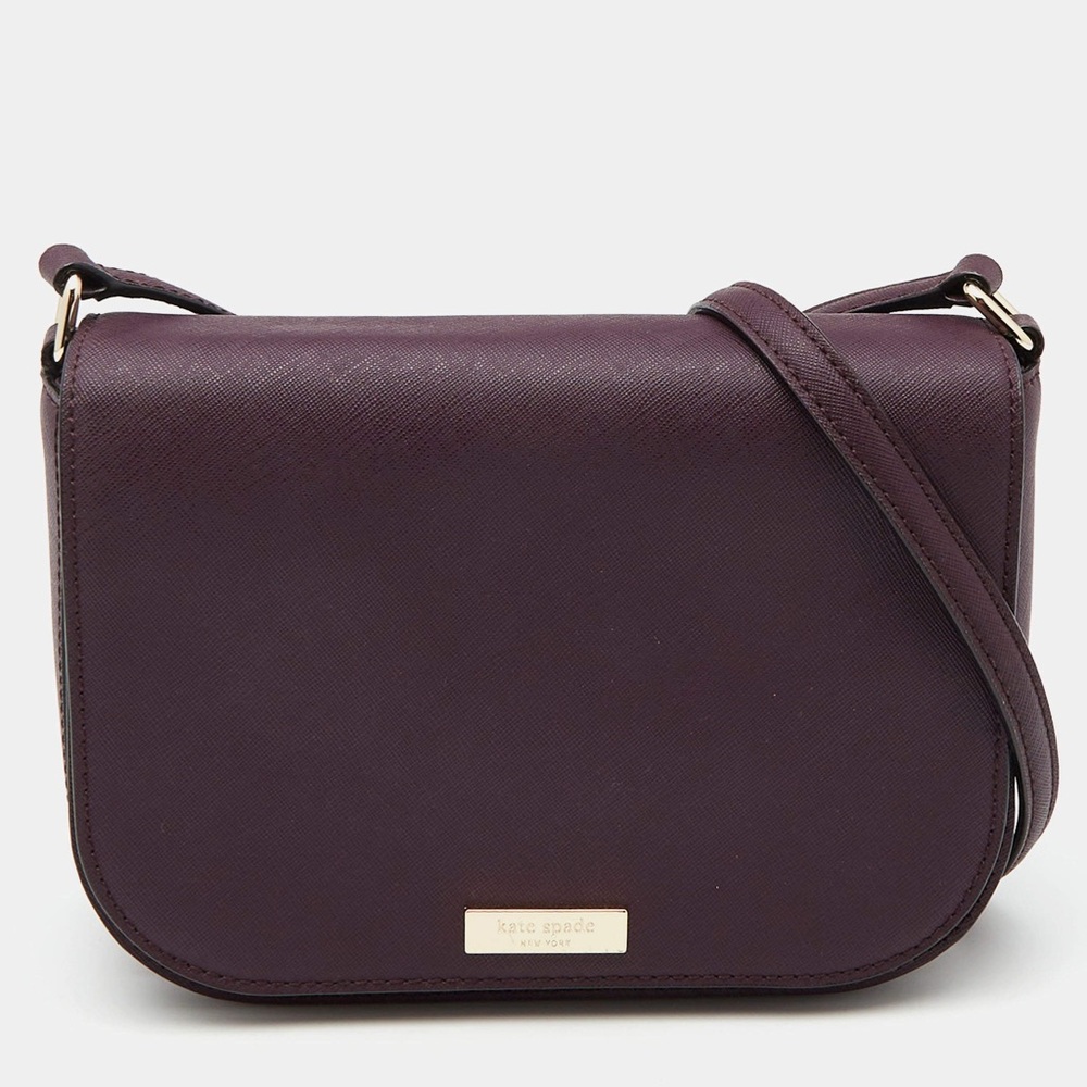 New without tags Kate Spade Laurel Way Large Carsen Crossbody purse in Plum
